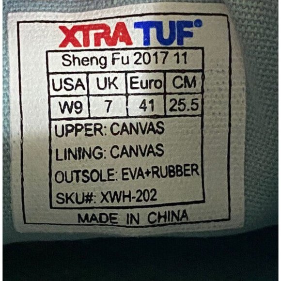 XTRATUF Women's Light Blue Sheng Fu Slip Resistant Deck Shoes Size 9 USA - Picture 8 of 8